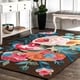 preview thumbnail 1 of 14, nuLOOM Handmade Floral Area Rug