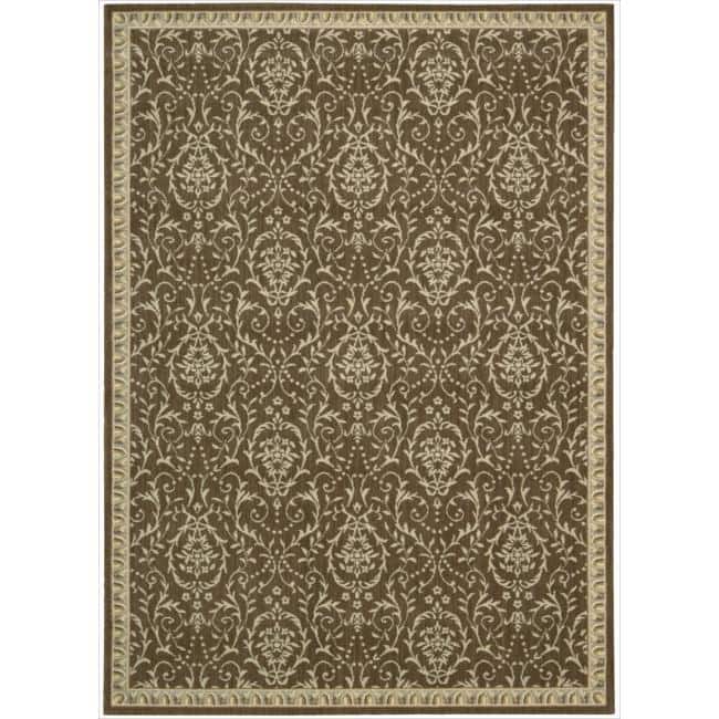 Nourison Riviera RI02 Area Rug - 3' 6" x 5' 6" - Brown - Rectangle