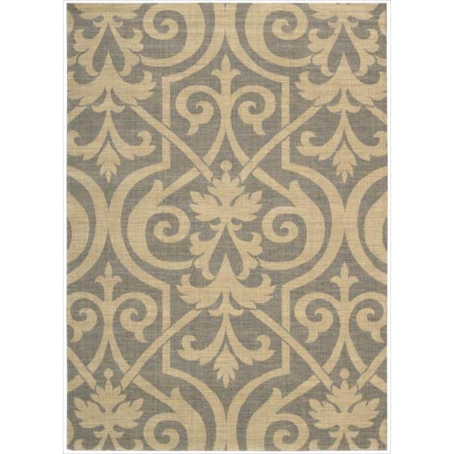 Nourison Riviera RI04 Area Rug - 3'6" x 5'6" - Grey - Runner/Rectangle