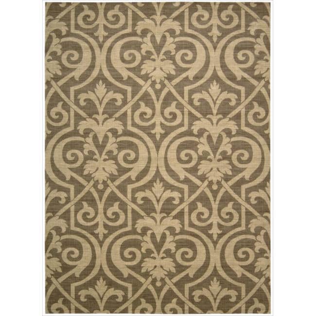 Nourison Riviera RI04 Area Rug - 3'6" x 5'6" - Brown - Runner/Rectangle