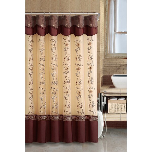 Shop VCNY Daphne Cinnamon Shower Curtain Free Shipping On Orders Over 45