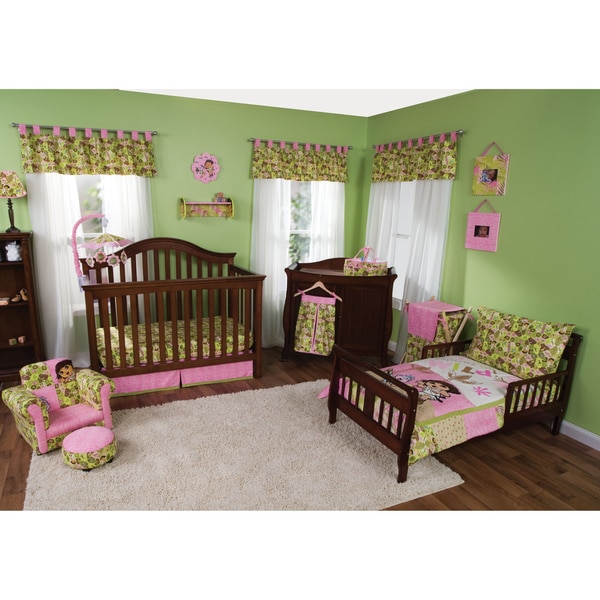 Trend Lab Dora The Explorer 7-piece Crib and Toddler ...