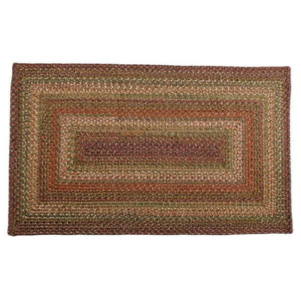 Wild Trees Braided Indoor/ Outdoor Rug (2 x 3)