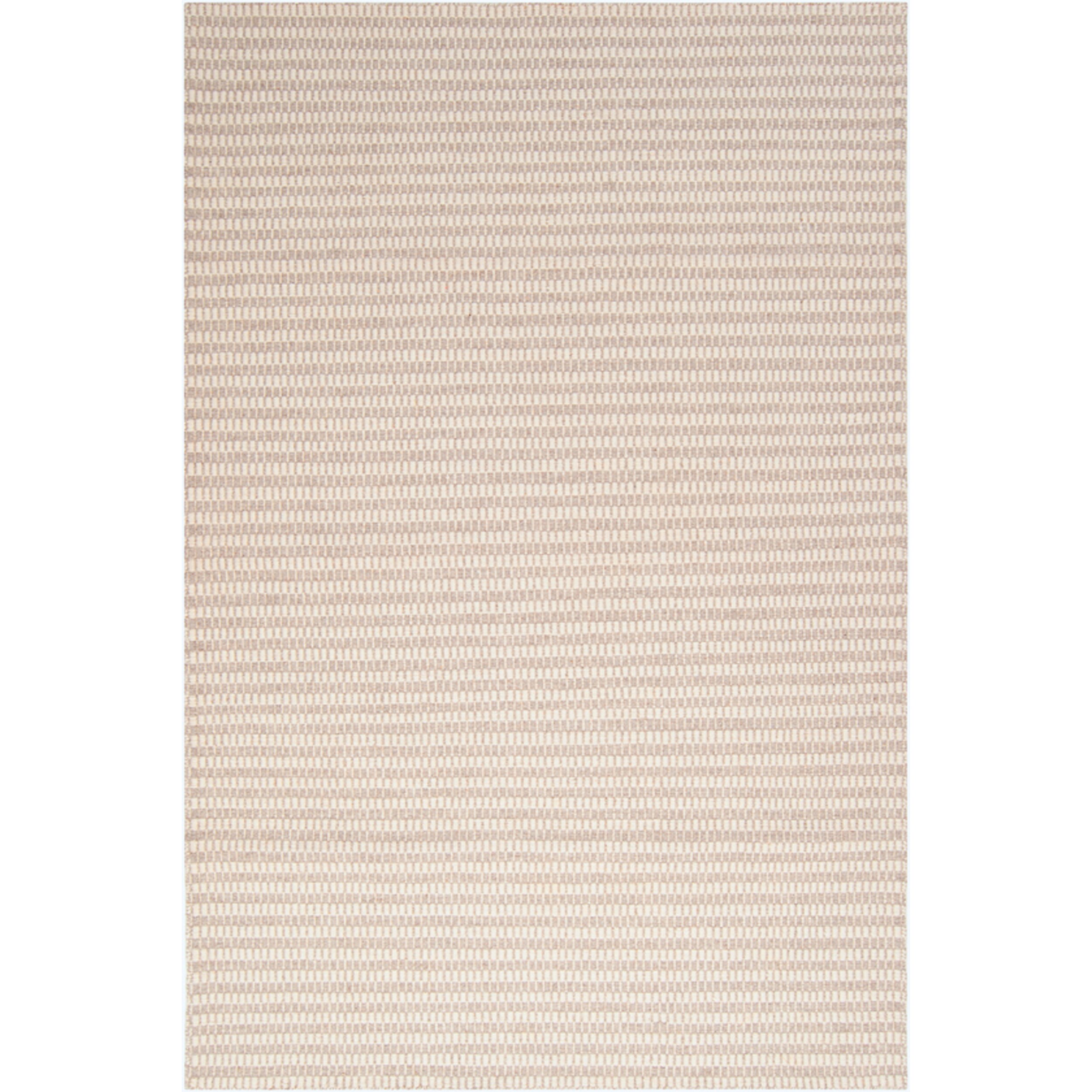 Handwoven Natural Emilia Biscotti Wool Rug (5 x 8) Today $250.99