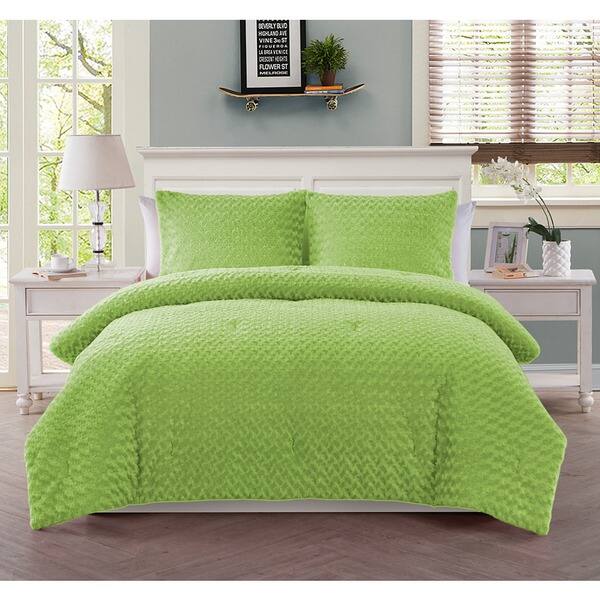 Shop Vcny Rose Fur Comforter Set Free Shipping Today Overstock