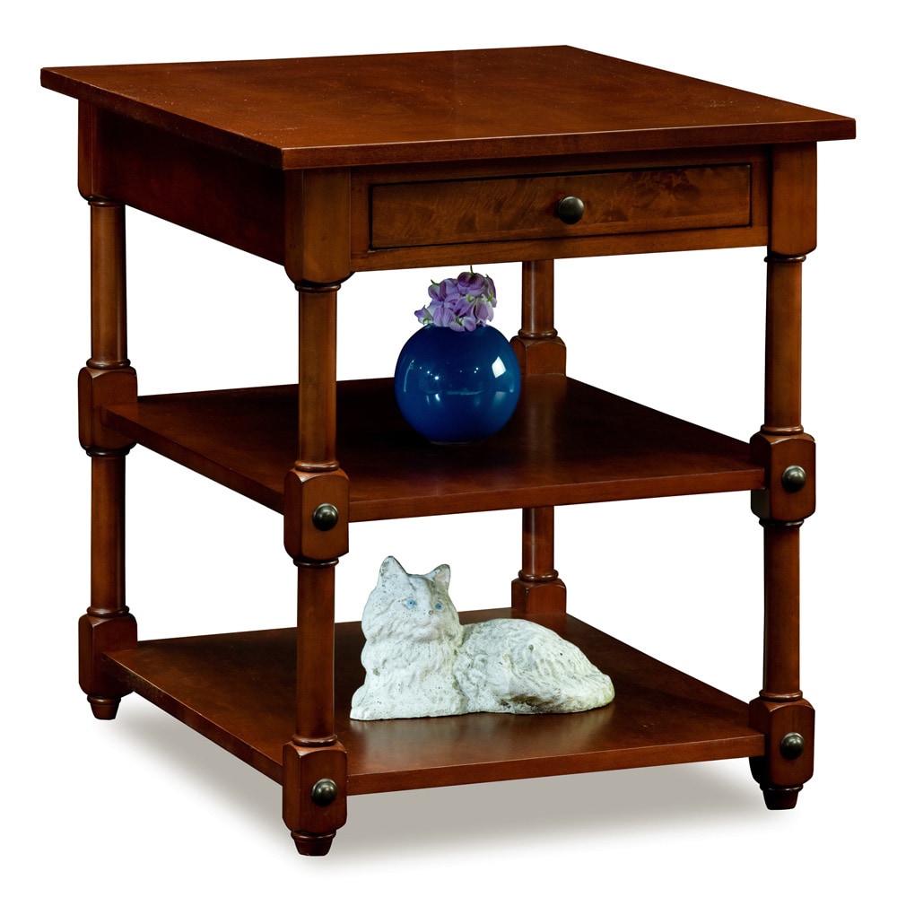 Tiered Shelf End Table