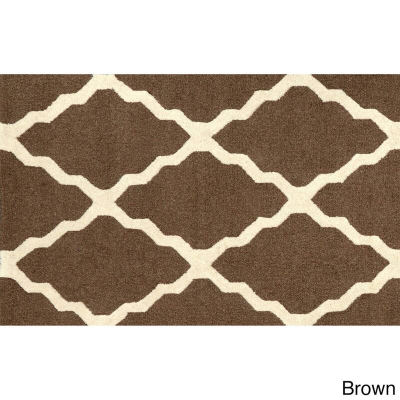 Nuloom Hand Hooked Marrakech Trellis Area Rug