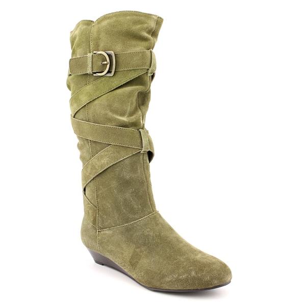 white suede boots womens