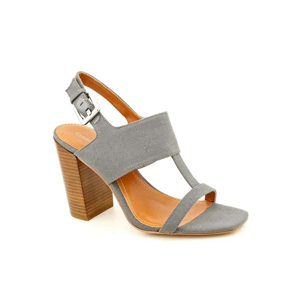 Calvin Klein Womens Lanette Canvas Sandals Today $60.99 Sale $54