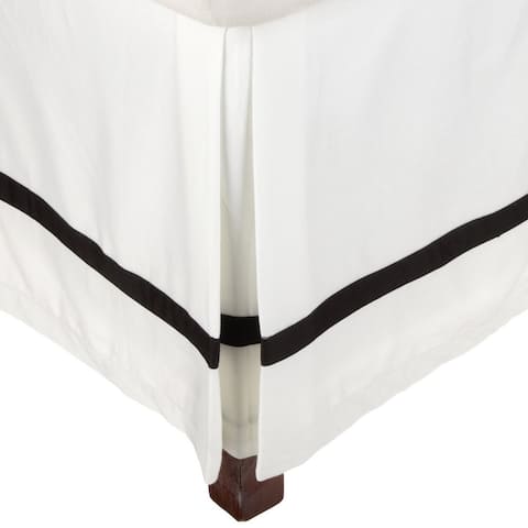 Miranda Haus Hotel 300 Thread Count Cotton 15-inch Drop Bed Skirt