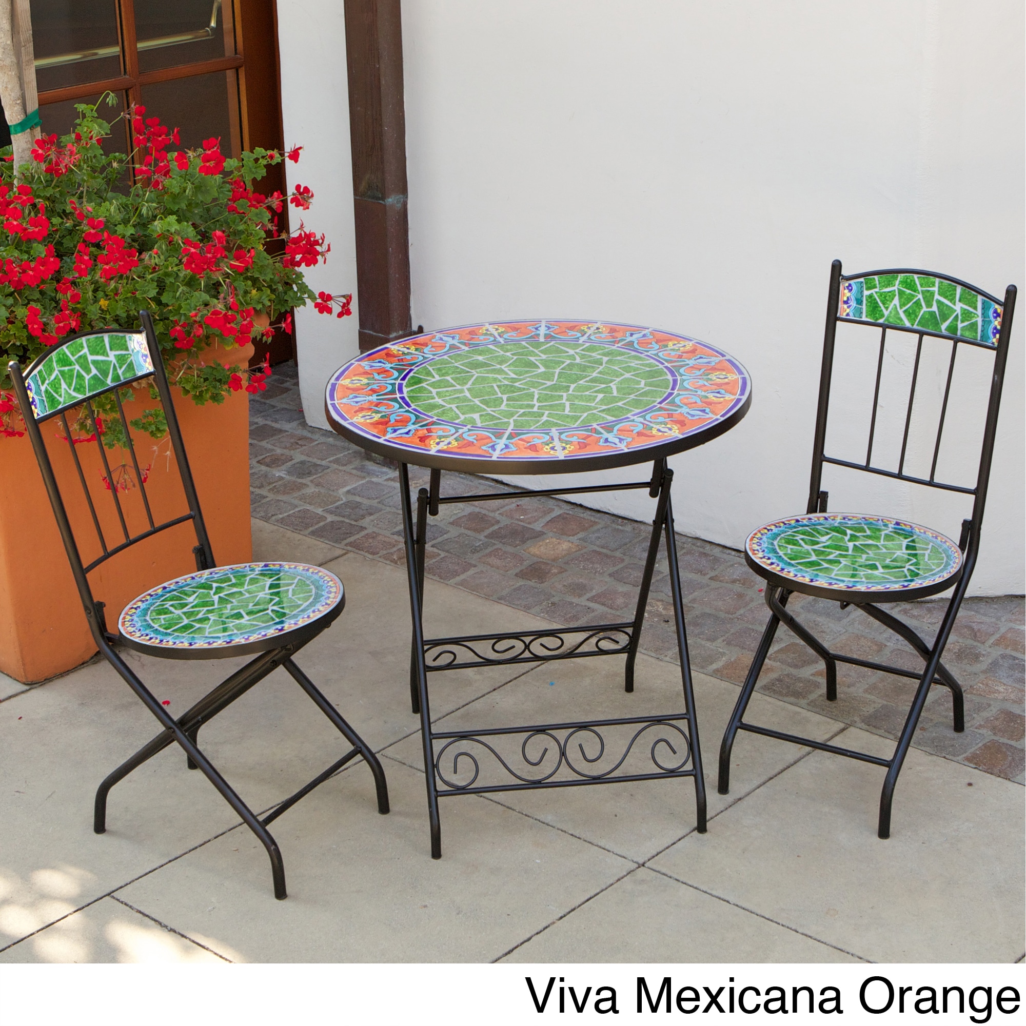 Ceramic tile bistro discount set