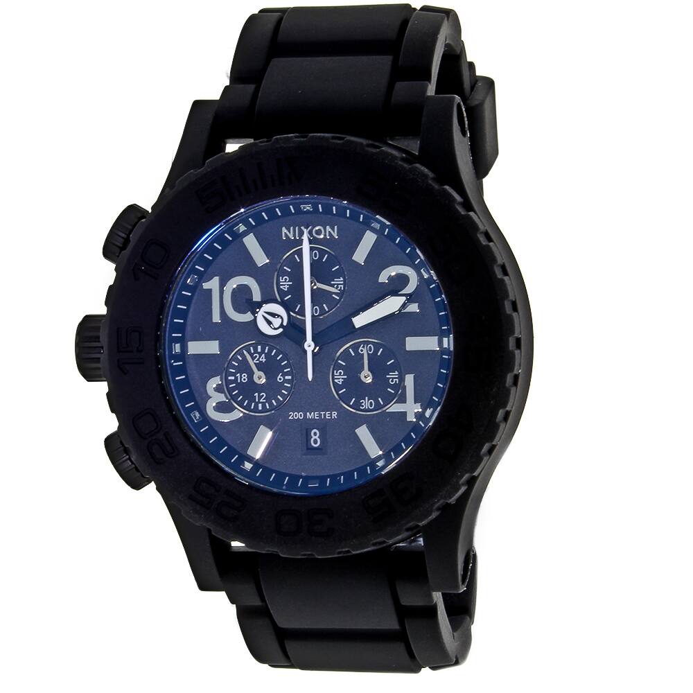Nixon Men's Rubber Chrono Watch
