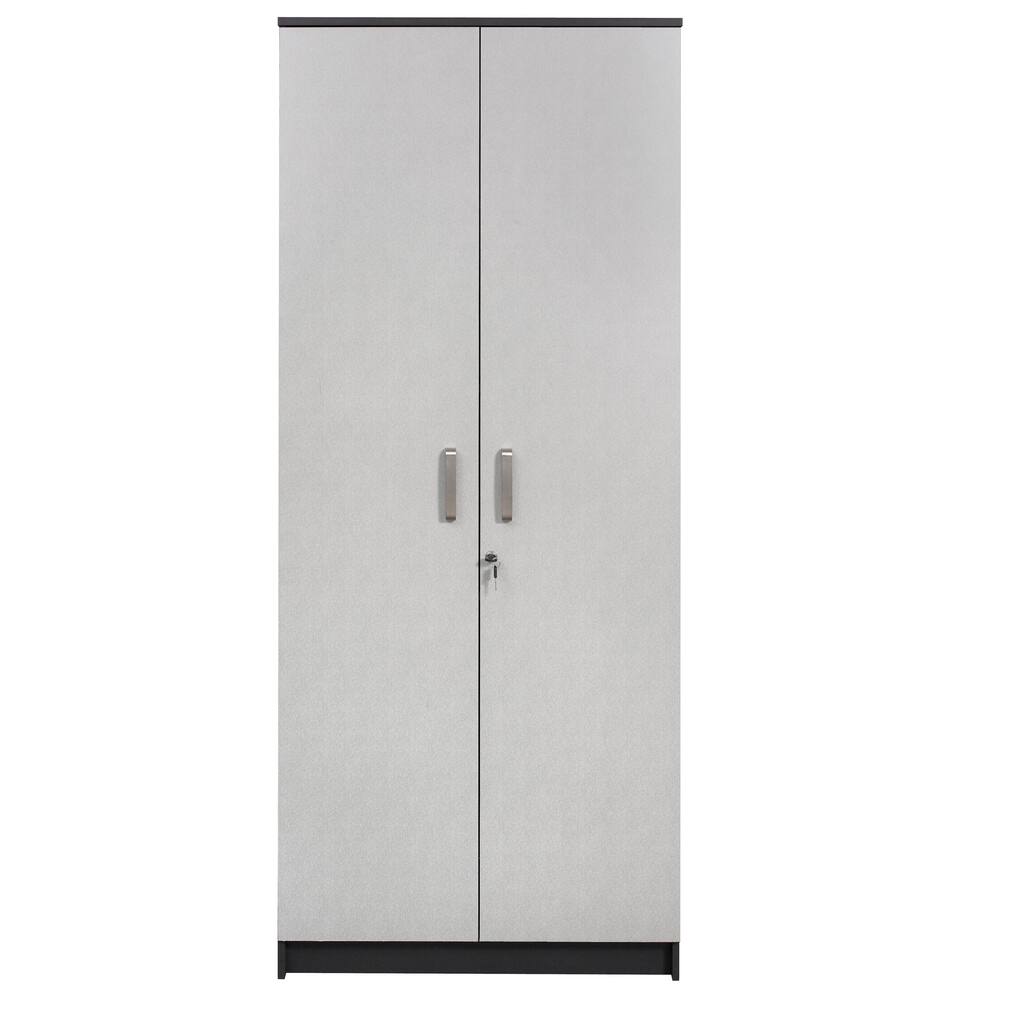 Talon Garage Heavy-Duty Two-Door Charcoal Stipple Storage Cabinet