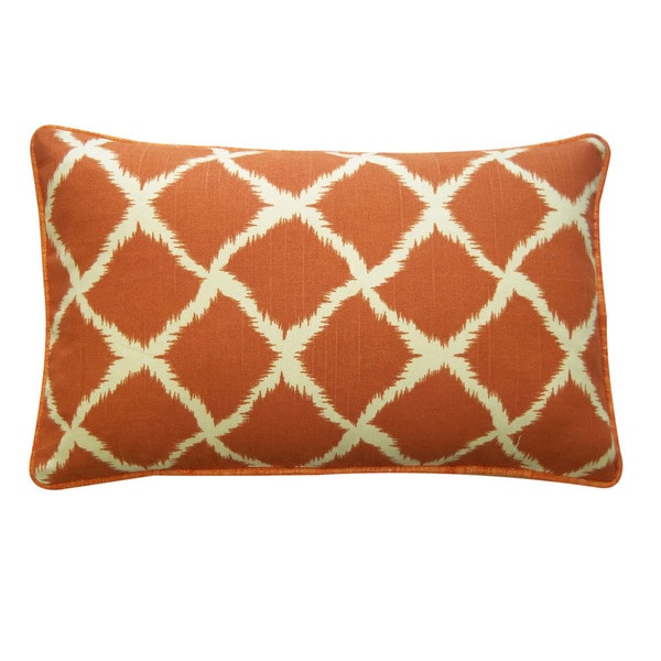 Jiti Fish Nets Orange 12 inch 20 inch Pillow