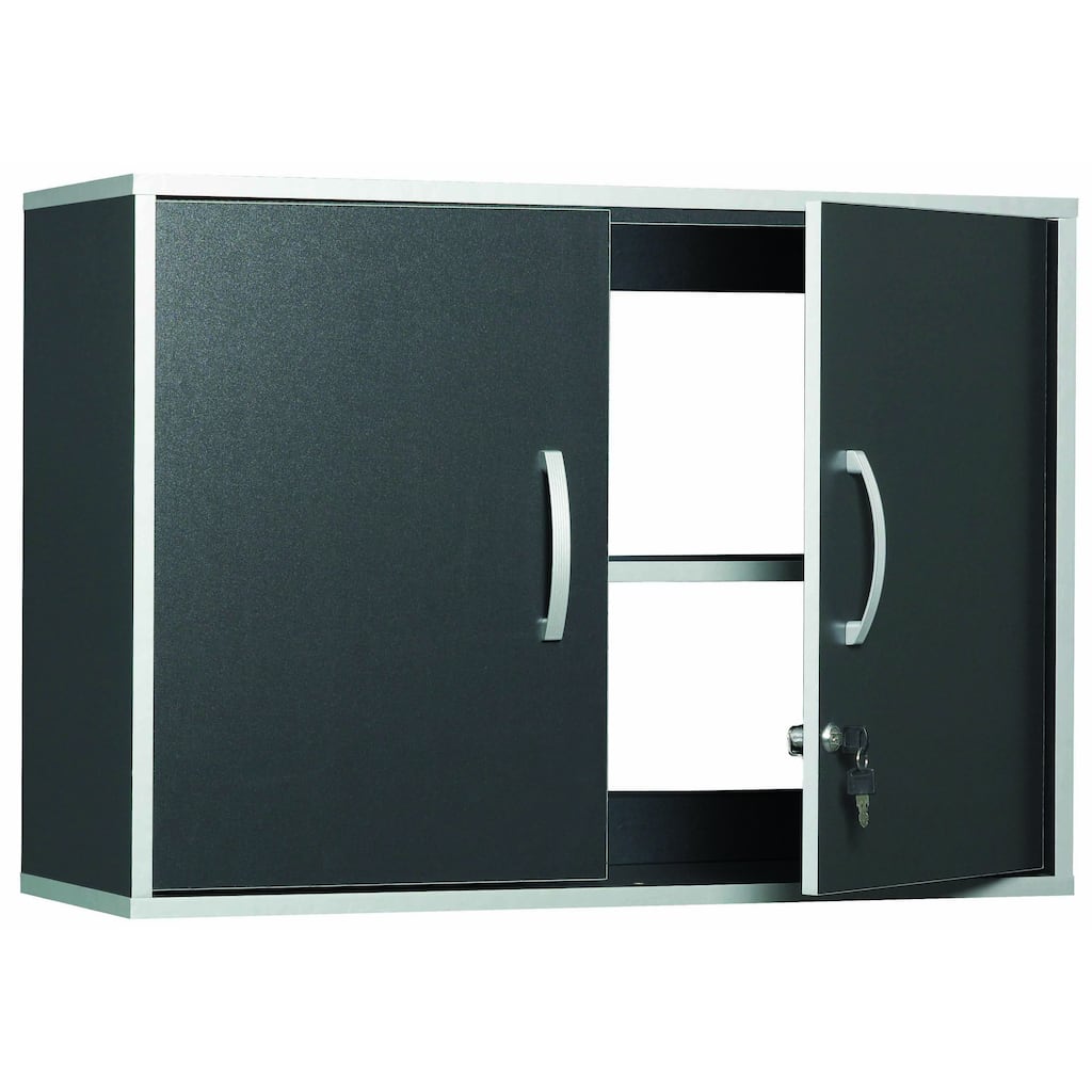 Talon Garage 2-Door Charcoal Stipple Wall Cabinet