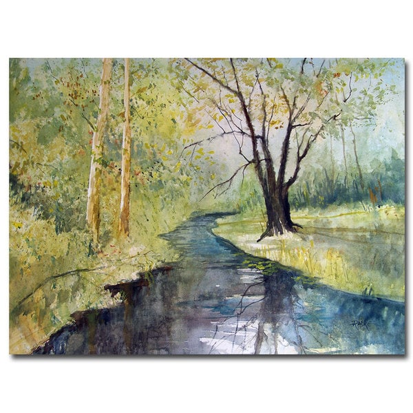 Ryan Radke View From the Covered Bridge Canvas Art