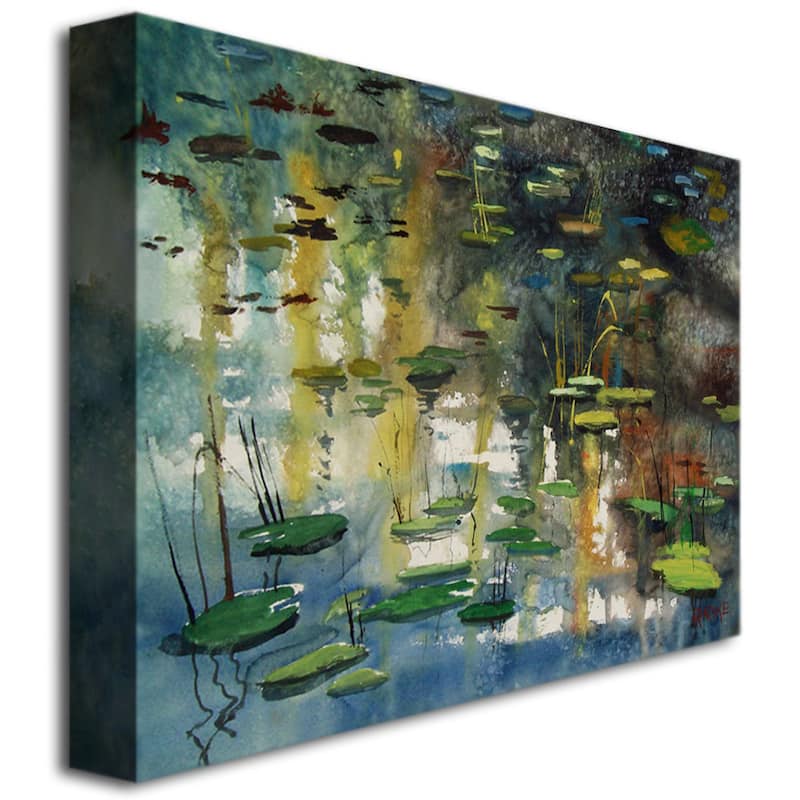 Ryan Radke 'Faces in the Pond' Canvas Art