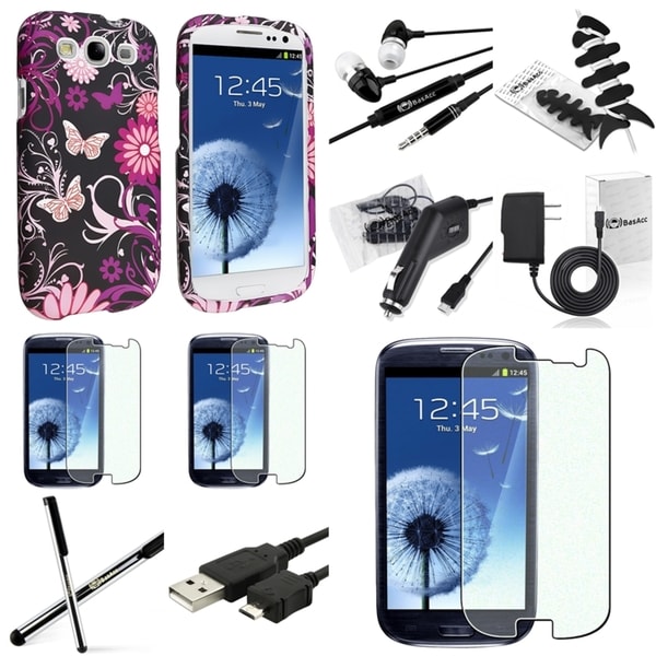 BasAcc Case/ Protector/ Chargers/ Headset for Samsung Galaxy S III/ S3