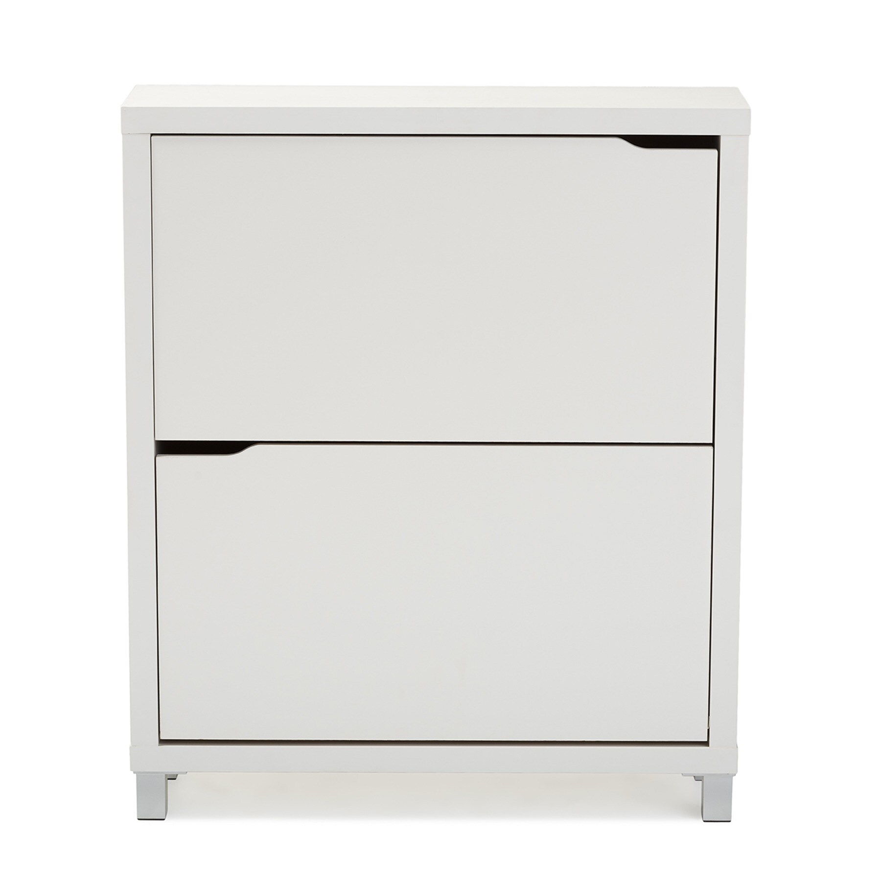 Baxton Studio Marsha Modern Double Shoe Cabinet