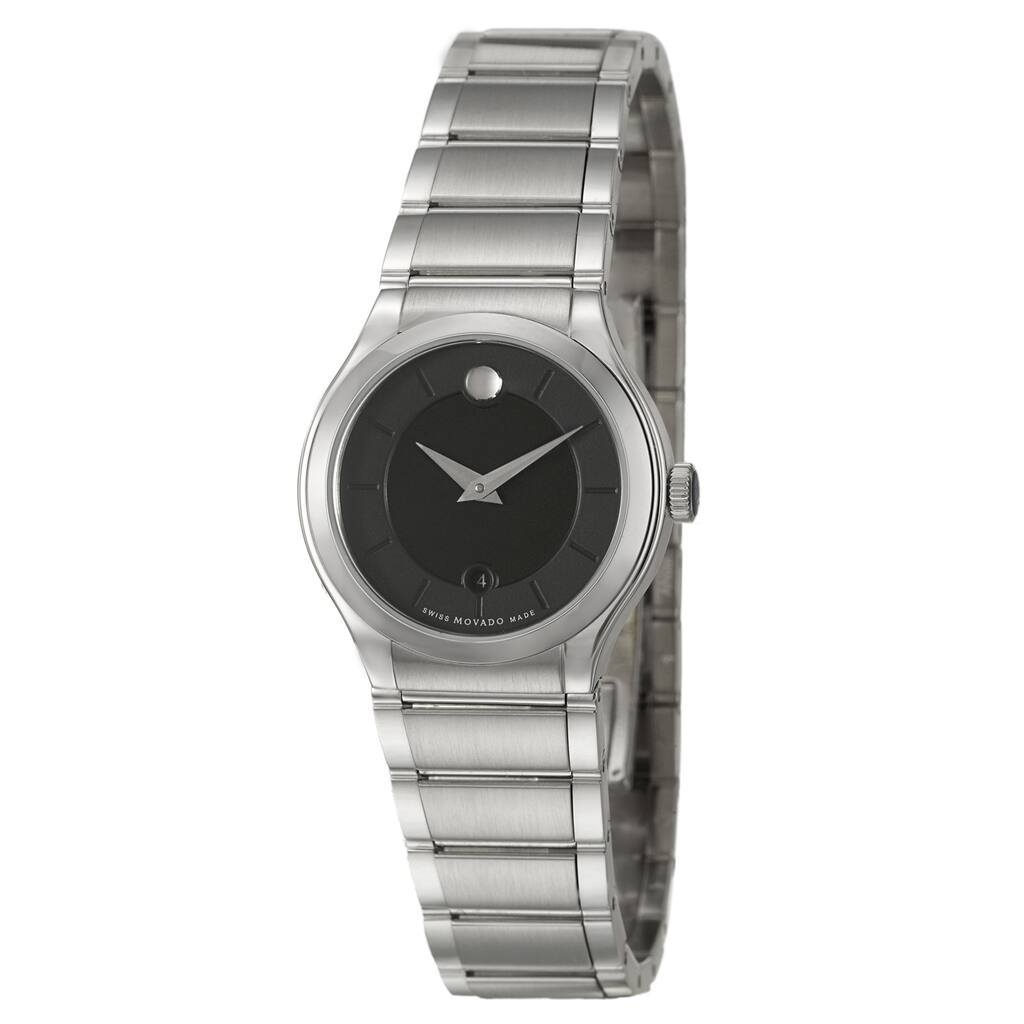 Movado Women's 'Quadro' Stainless Steel Swiss Quartz Watch