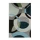 preview thumbnail 26 of 97, Mayflower Handmade Modern Circles Wool Area Rug Blue/Grey - 9' x 12'/Surplus - Runner/Rectangle