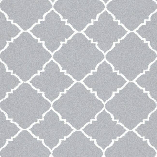 Hand-woven Altamura Dove Gray Wool Area Rug - 8' x 11'/Surplus