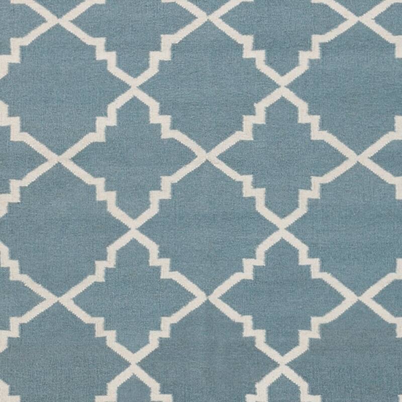 Hand-woven Altamura Dove Gray Wool Area Rug - 8' x 11'/Surplus