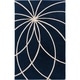 preview thumbnail 66 of 97, Chamba Handmade Transitional Wool Area Rug 12' x 15' - Dark Blue/Cream - Runner/Rectangle