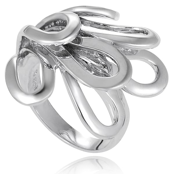 Shop Journee Collection Sterling Silver Fashion Ring - Free Shipping ...