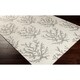 preview thumbnail 6 of 4, Hand-woven Gremlin White/Light Gray Wool Area Rug - 3'3" x 5'3" - 3' 3" x 5' 3"