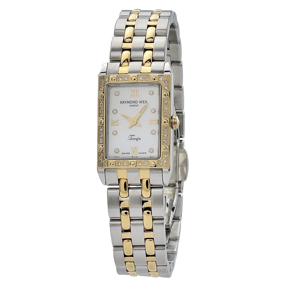 silver rectangle watch womens