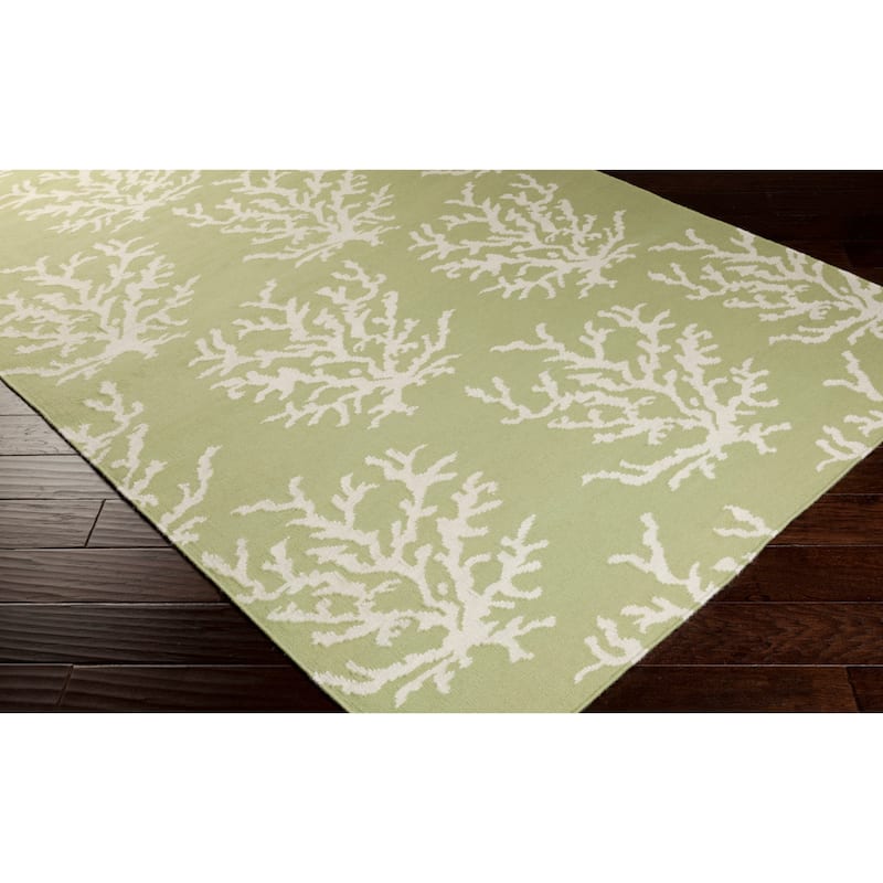 Hand-woven Horizon Lettuce Leaf Wool Area Rug - 2'6" x 8' Runner - 2'6" x 8' Runner