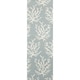 preview thumbnail 1 of 4, Hand-woven Hornet Powder Blue Wool Area Rug - 2'6" x 8' Runner - 2' 6" x 8' Blue - 2' 6" x 8' - Runner