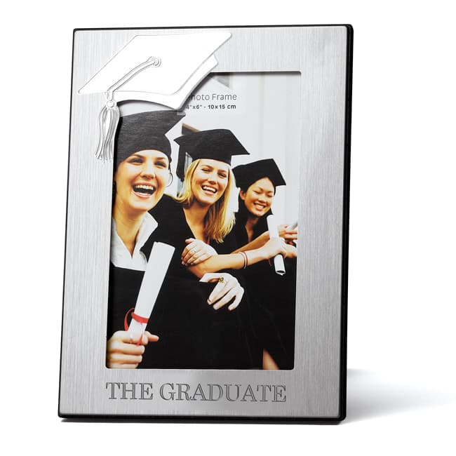 4x6" Engraved Graduation Cap Picture Frame