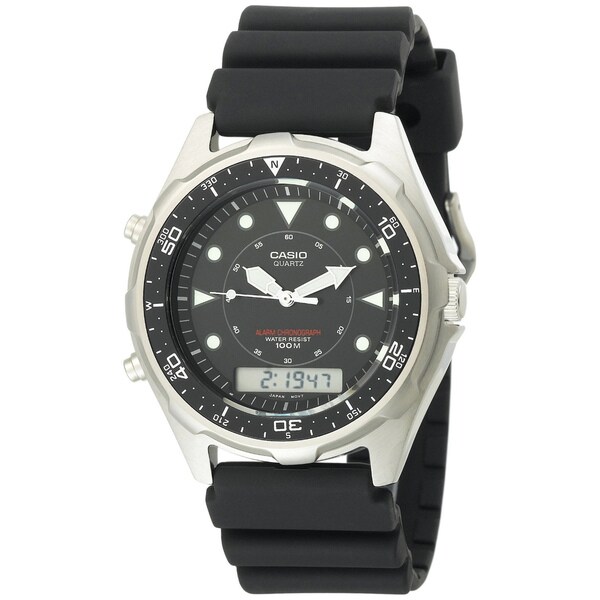 Casio Men's Stainless Steel Analog-digital Watch