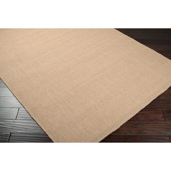 Hand-woven Teramo Natural Fiber Jute Area Rug - 5' x 8'