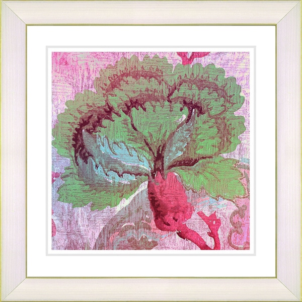 Studio Works Modern 'Maria's Treasure - Red' Framed Print