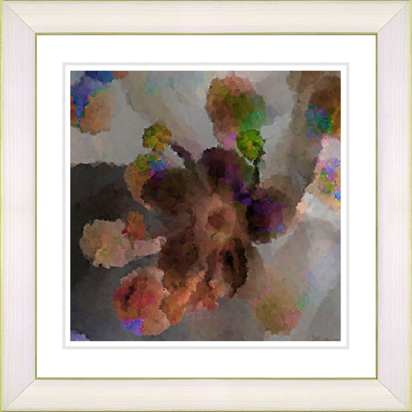 Studio Works Modern 'Floral Study - Orange' Framed Print