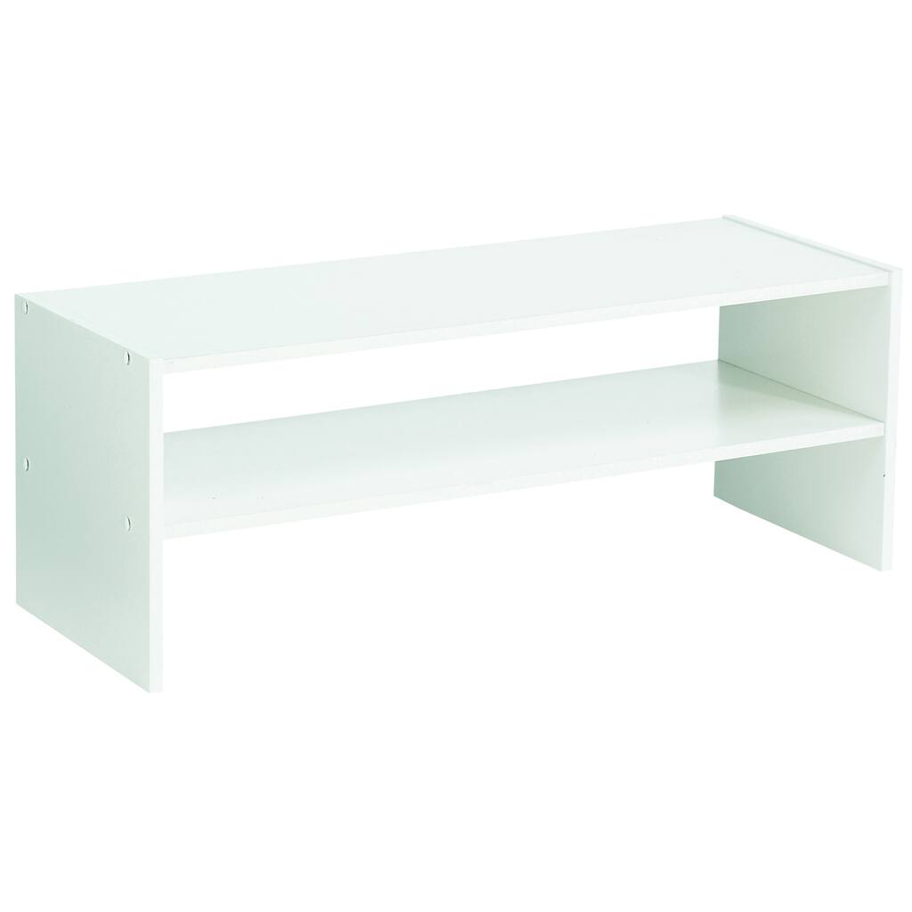 akadaHOME 31-inch Wide White Horizontal Organizer - N/A