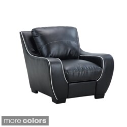 Contemporary Bonded Leather Chair | Overstock.com Shopping - The Best ...
