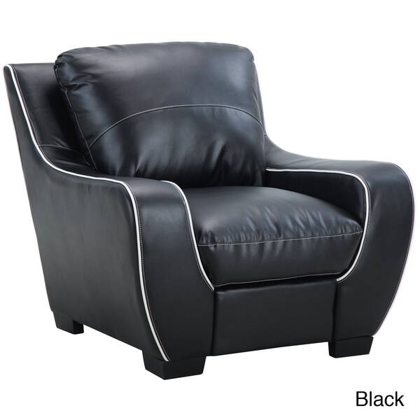 Contemporary Bonded Leather Chair Bed Bath & Beyond 7623647