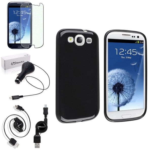 BasAcc Case/ Screen Protector/ Charger/ Cable for Samsung Galaxy S3 BasAcc Cases & Holders