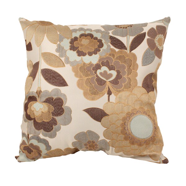 Shop Acadia Modern Floral 25-inch Floor Pillow - Free Shipping On ...
