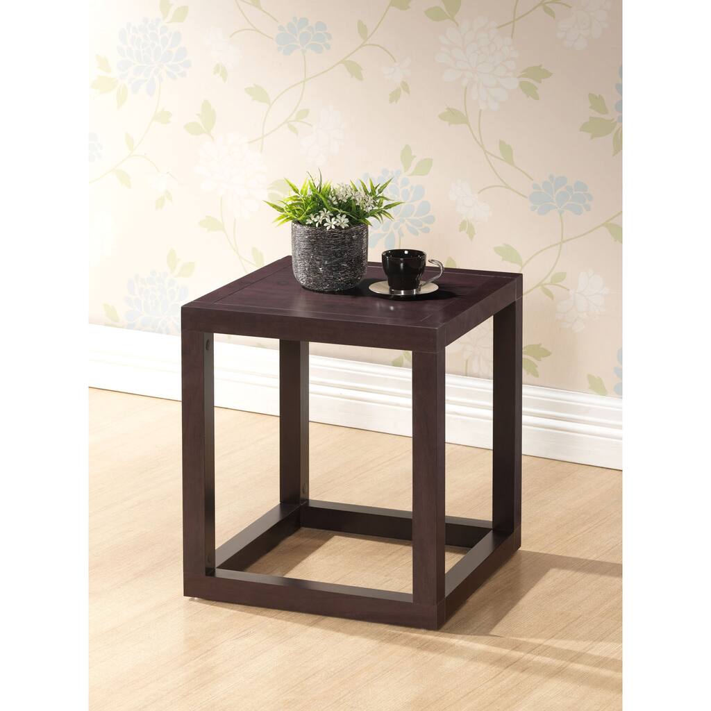 Hallis Brown Modern Nightstand