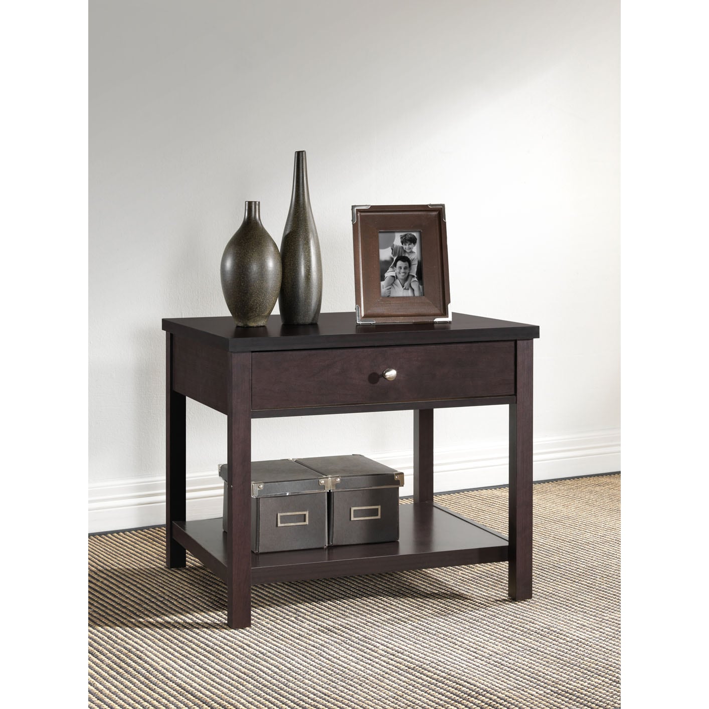 Nashua Brown Modern Nightstand Today $95.99 4.5 (6 reviews)