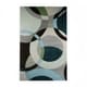 preview thumbnail 96 of 97, Mayflower Handmade Modern Circles Wool Area Rug Blue/Grey - 12' x 15' - Runner/Rectangle
