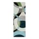 preview thumbnail 91 of 97, Mayflower Handmade Modern Circles Wool Area Rug Blue/Grey - 2' 6" x 8' - Runner/Rectangle