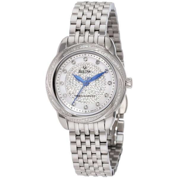 Bulova Womens 96R154 Steel Precisionist Brightwater Watch   15046588