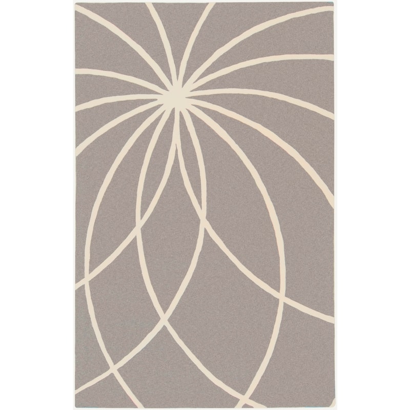Chamba Handmade Transitional Wool Area Rug - Taupe 7'6" x 9'6"