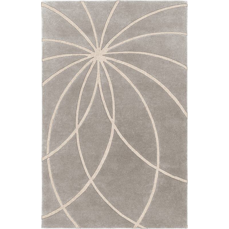 Chamba Handmade Transitional Wool Area Rug - 2' x 3' - Taupe